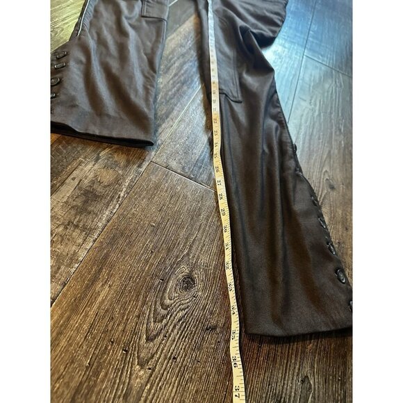 Dolce & Gabbana VIntage Brown Riding Breaches Leather Trim Size 29 X 35 - Picture 5 of 9